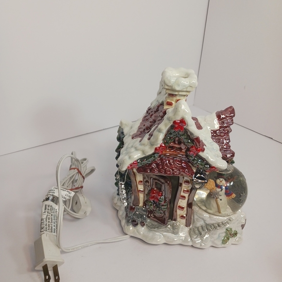 Christopher Radko Holiday Home Snowglobe Snowman Christmas Decor - Picture 2 of 12